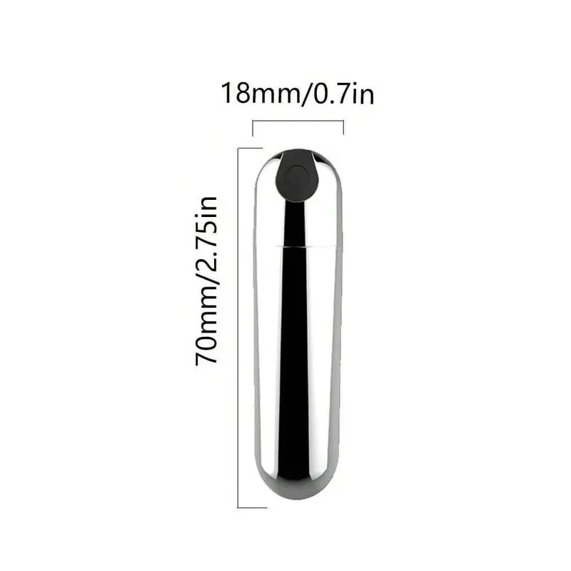 USB Şarj Edilebilir Kurşun Vibratör - Su Geçirmez Mini Güçlü Vibratör 10 Mod Klitoris G-Spot Stimülatörü Kadınlar için Seks Oyuncak — image 11