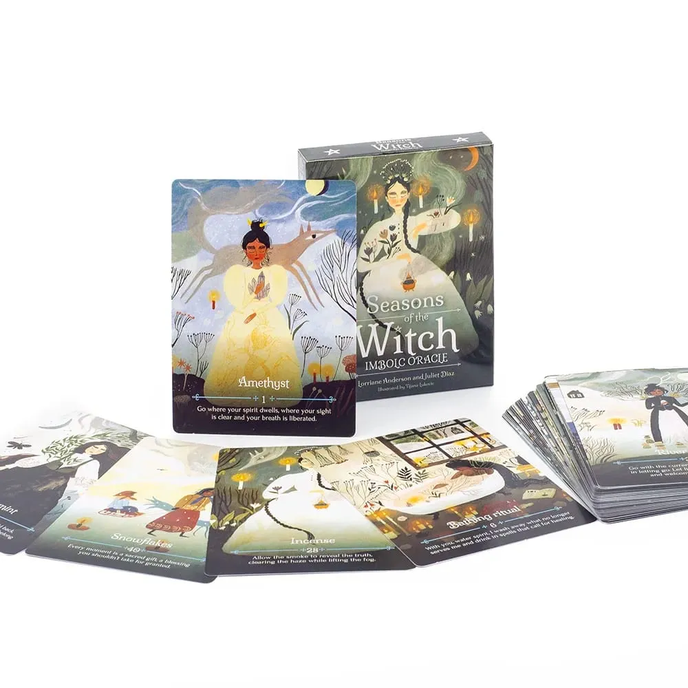 Permainan Papan Tarot Klasik Untuk Pemula 78Pcs Kad Oracle 10.4x6.1sm dengan Buku Panduan dan Ilustrasi Cantik — image 8