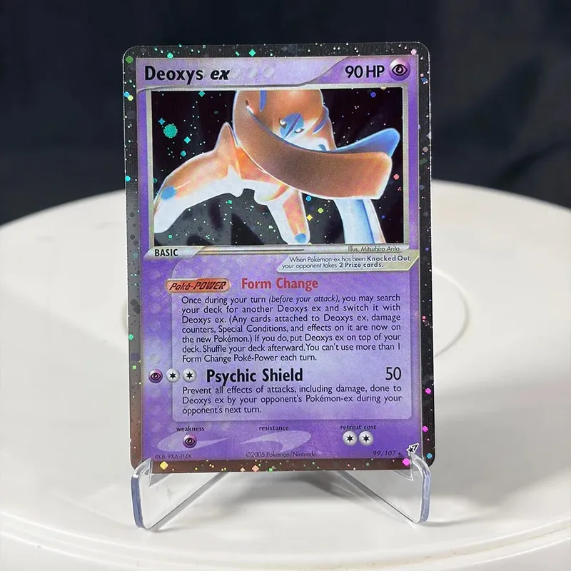 Karty proxy Seria EX Rayquaza Złota gwiazda Charizard Gengar Pikachu Hobby Hobby Kolekcje Kolekcja gier Karty Anime — image 33