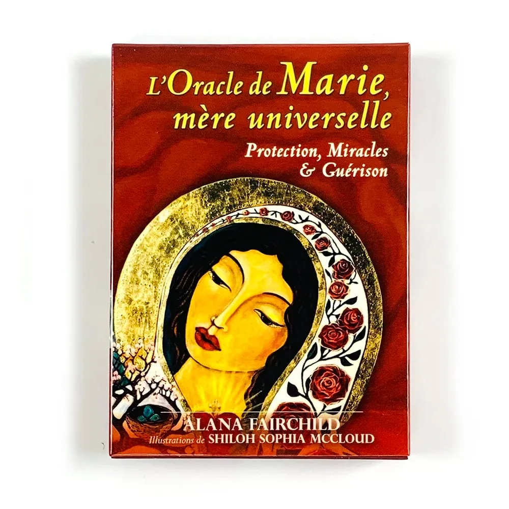 L'Oracle De Marie 44 Card French Edition Divination Oracle Deck Divine Mother Energy Perfect for Healing & Spiritual Guidance — image 1