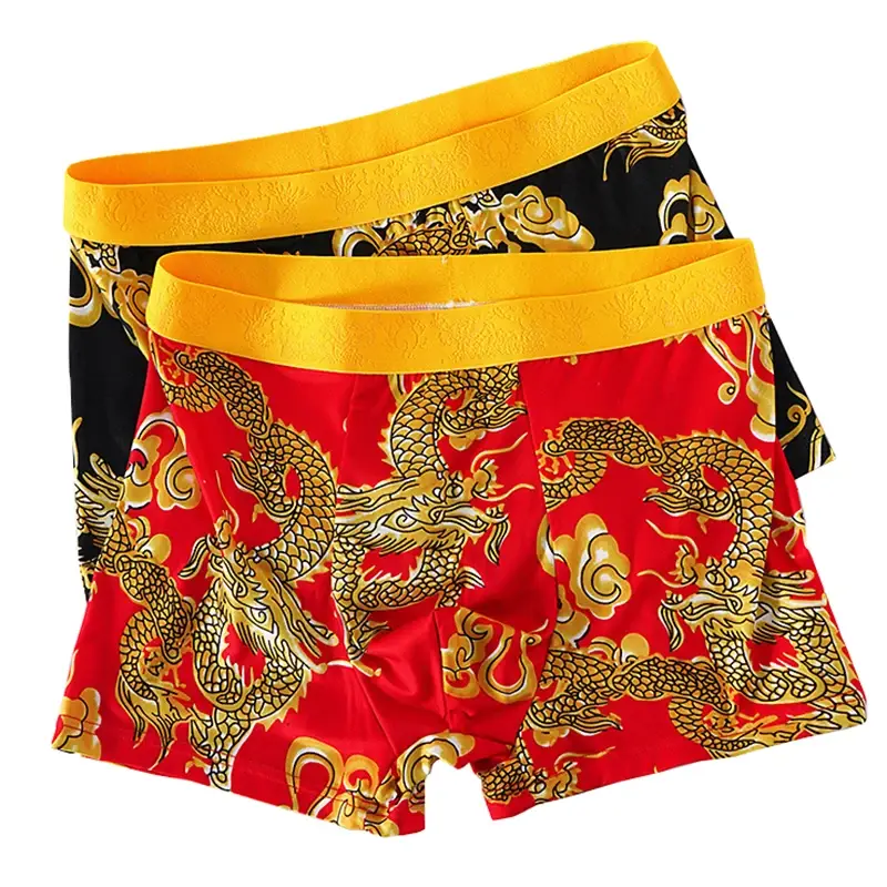 4 stks/set Mannen Ondergoed 3D Patroon Sexy Onderbroek U-vormige Bolle Pouch Mode Jongens Slipje Nieuwe Stijl Boxershorts mannen — image 11