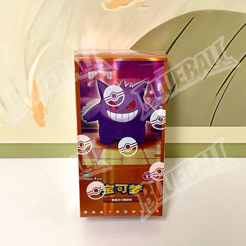 Pokemon asal Scarlet Violet Gem Pack Vol6 Kotak Nipis TCG Collectible Battle Kad Dagangan Hadiah Mainan Versi Cina Ringkas — image 12