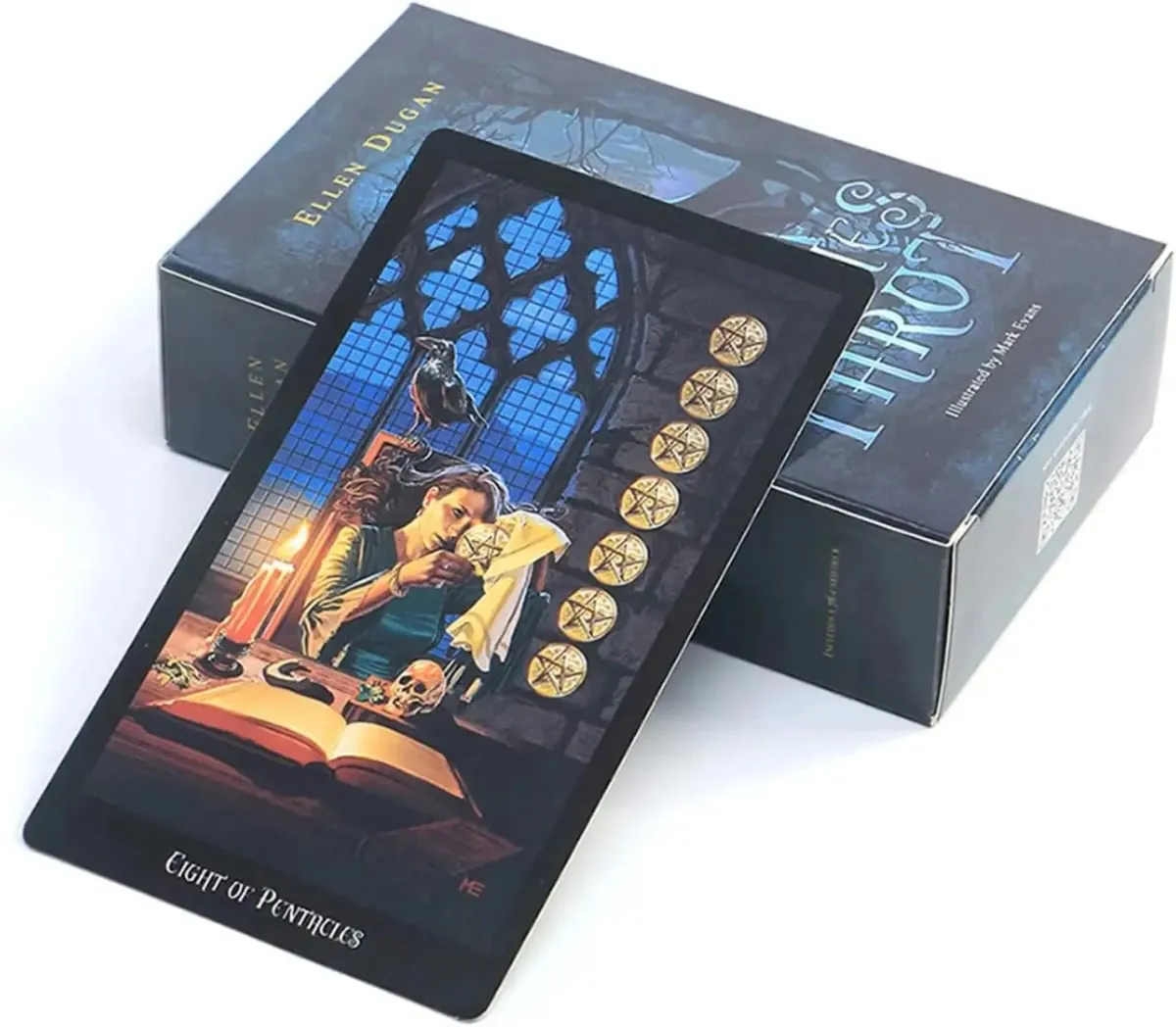 Witches Tarot Divination Board Game Anglická verze Začátečníci Fortune Family Party Zábavná stolní hra 78ks Hot Selling