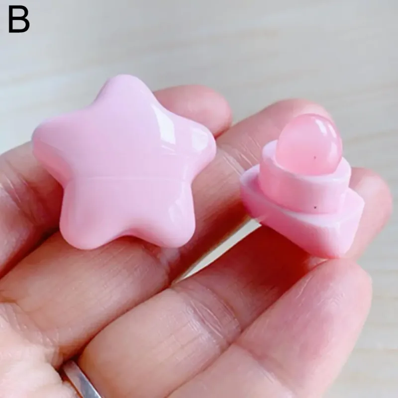Portable Cartoon Mini Silicone Lip Brush Cute Bear Angled Concealer Brushes Lip Balm Lip Gloss Concealer Make Up Brushes — image 9