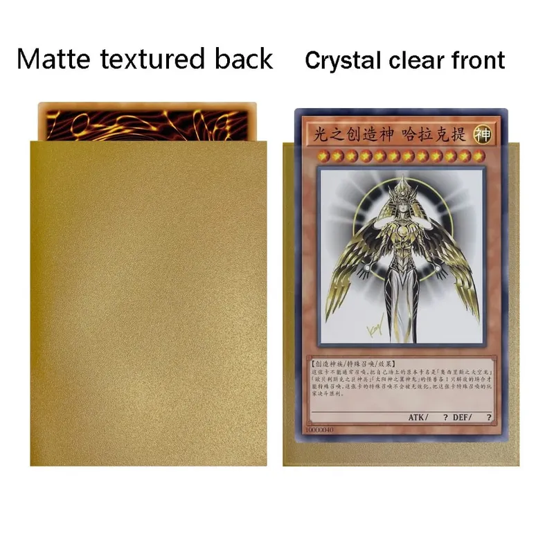 100 PCS 62×89mm Japanese Size Protective Sleeves for YGO Card Game Cards Frosted Card Sleeves Cover for Sports Cards — image 12