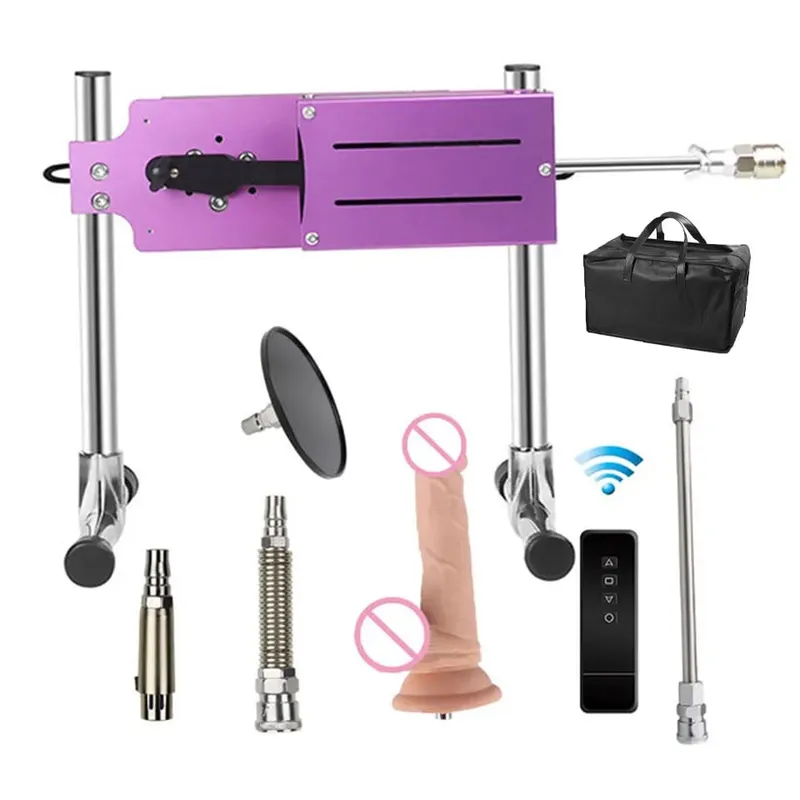 שדרוג מכונת סקס עם שלט רחוק Super Silent Ultra Adjustable Vac U Lock 30db 70W מכונת אהבה עם Big D חינם — image 18