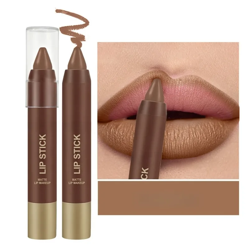 Matte Soft Mist Lip Liner Lipsticks 6 Colors Smooth and Pigmented Non-Stick Chocolate Lipsticks — image 3
