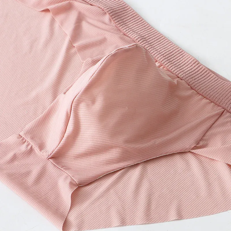 New Arrival Men's Briefs Ice Silk Underwear Seamless Breathable Low Waist Panties Shorts — image 5