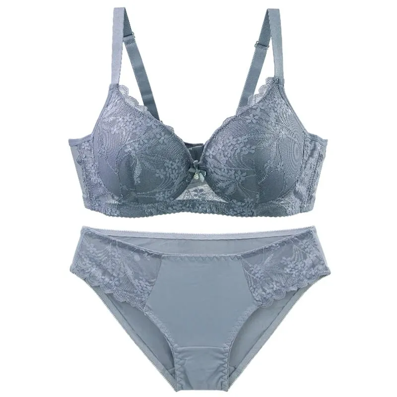 DaiNaFang Gather Anti Side Breast Bra Sets Thin Mold Cup Underwear For Women Breathable Sweat Absorption BC Lingerie — image 5
