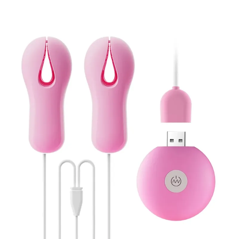 10 Modes Electric Nipple Clamp Breast Massage Vibrator Enhancer Bondage Adult Stimulator Sex Toys For Women Couples Female — image 9