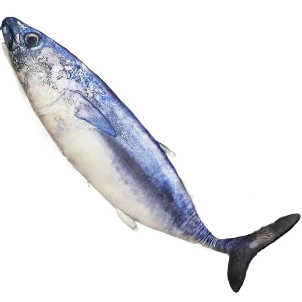 Simulasi Kapas PP Ikan Laut Sumbat Ikan Laut Lembut Sumbat Saury Ikan Salmon Bantal Tidur Gadis Hadiah Krismas — image 10
