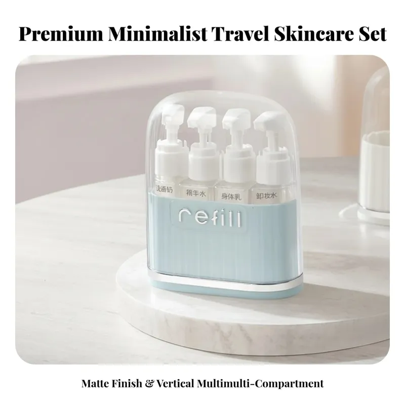 Travel Bottle Organizer Kompakt Organizer med pumpeflasker til rejsende forretningsrejser Gym