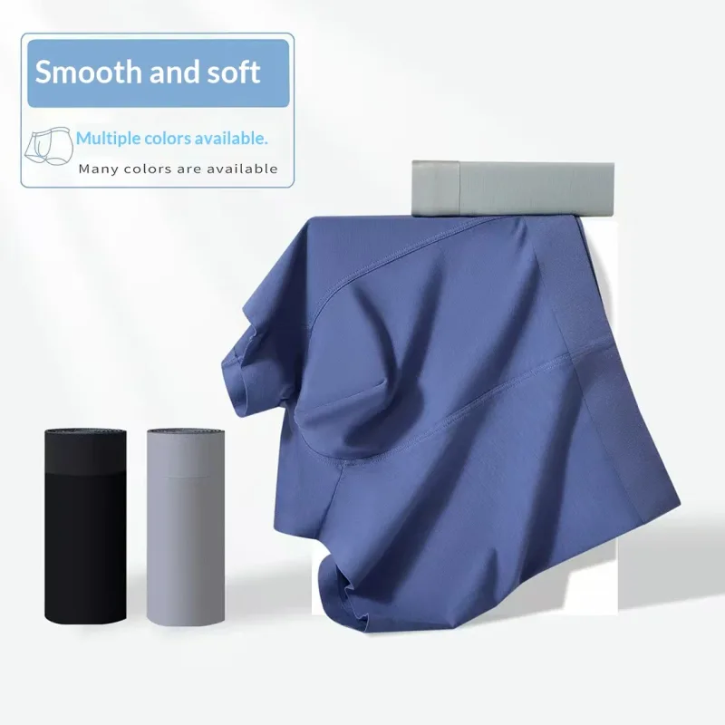 กางเกงในชายไม่มีรอยต่อ Modal-Feel กางเกงบ็อกเซอร์ชาย Breathable Antibiotic Crotch กางเกงขาสั้นผู้ชายผู้ชายชุดชั้นในกางเกงขาสั้น — image 9