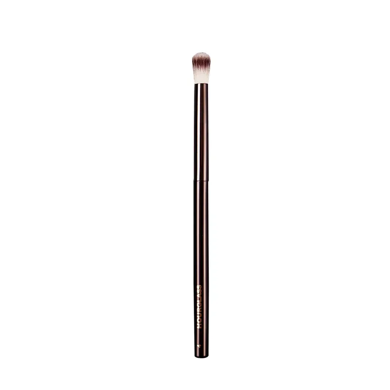1 ชิ้น #4 Crease แปรงแต่งหน้าอายแชโดว์แปรงแต่งหน้า Highlighter ประณีต Professional เครื่องมือเครื่องสำอางที่จับโลหะพร้อมกล่อง