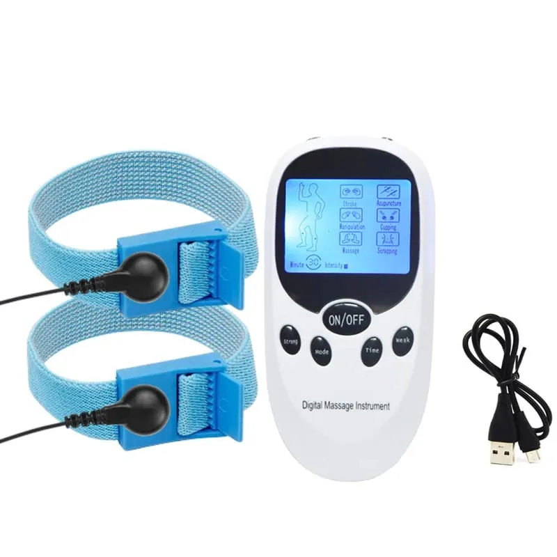 Fibres conductrices de choc électrique, anneau de pénis, extension de thérapie, Massage e-stim, Kit de produits sexuels BDSM Gay pour hommes, Masturbation — image 17