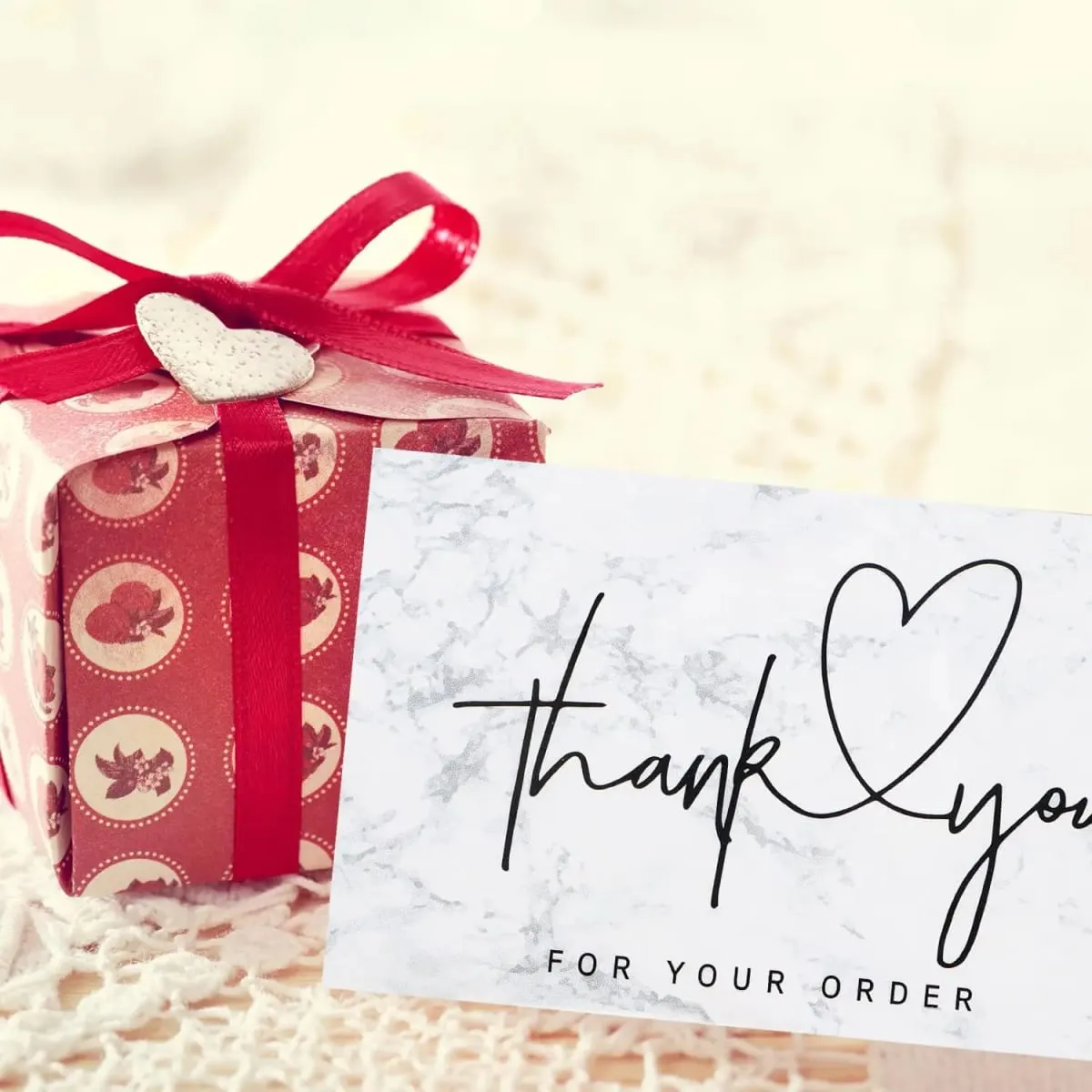 30pcs/pack Kad Terima Kasih Putih Kerana Menyokong Pakej Perniagaan Hiasan Kad Perniagaan Buatan Tangan Dengan Label Cinta — image 6