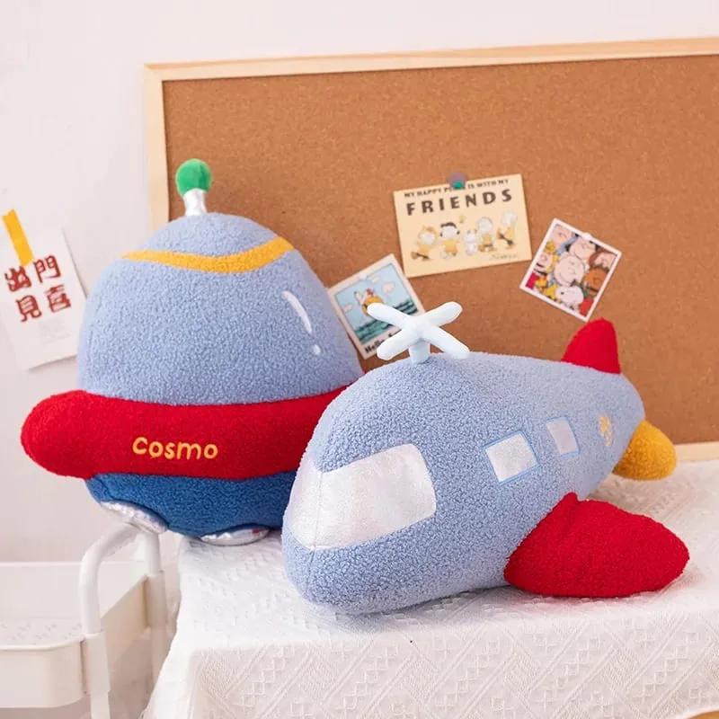 Mainan Angkasawan Roket Mewah 60CM Bantal Bantal Kapal Angkasa Sumbat Hiasan Rumah Hadiah Hari Lahir Space Discovery Mainan Pendidikan — image 7