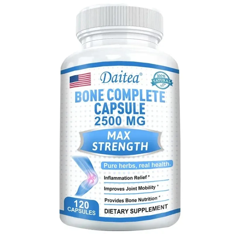 Capsule ossee di collagene Calcio, magnesio e vitamine Supportano la densità ossea Assorbimento del calcio Cartilagine e salute delle articolazioni — image 9