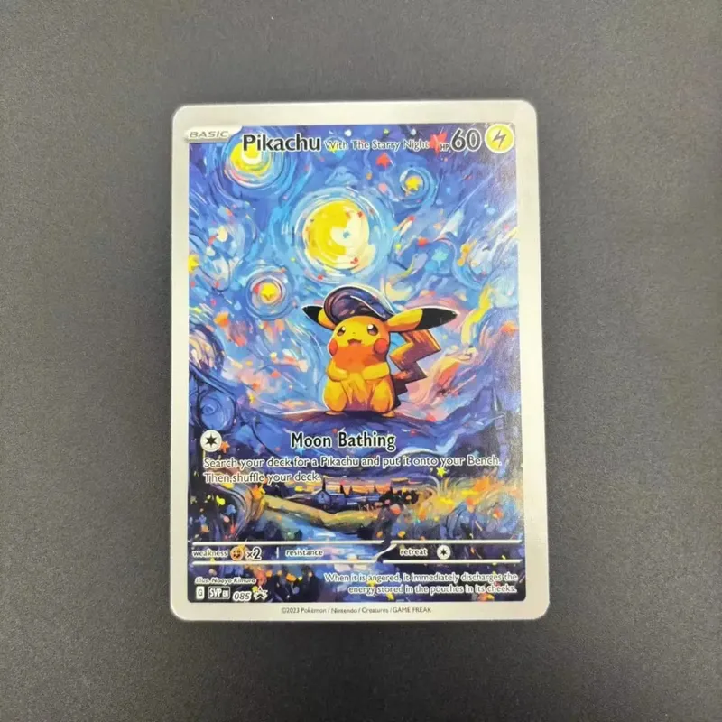 Collezione di carte fai da te 2023 SVP EN VAN GOGH/CAPPELLO IN FELTRO GRIGIO Self Made Singola carta Gioco classico Anime Carte regalo giocattolo — image 5