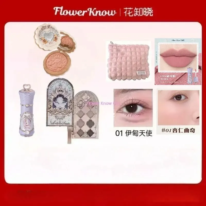 Flower Knows Set trucco Confezione regalo Farfalla Nuvola Spalla Cosmetici Rossetto Fard labbra Ombretto Borsa per trucco — image 9