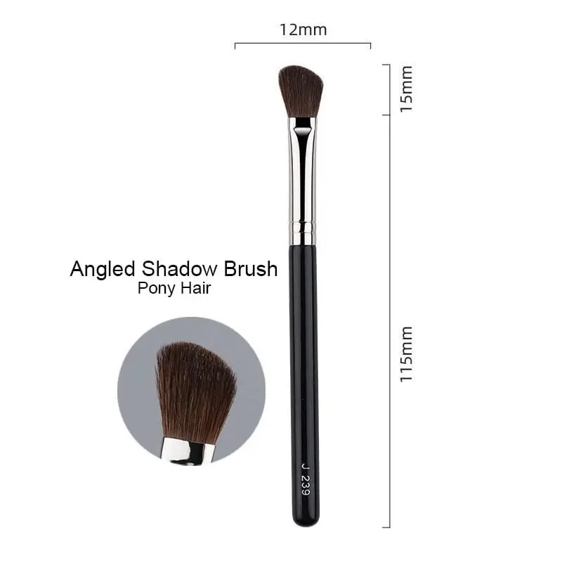1pc Goat hair Round Blush Makeup brushes Angled sculpting Make up brush contour eyeshadow small smudge eye detail pointed shadow — image 11