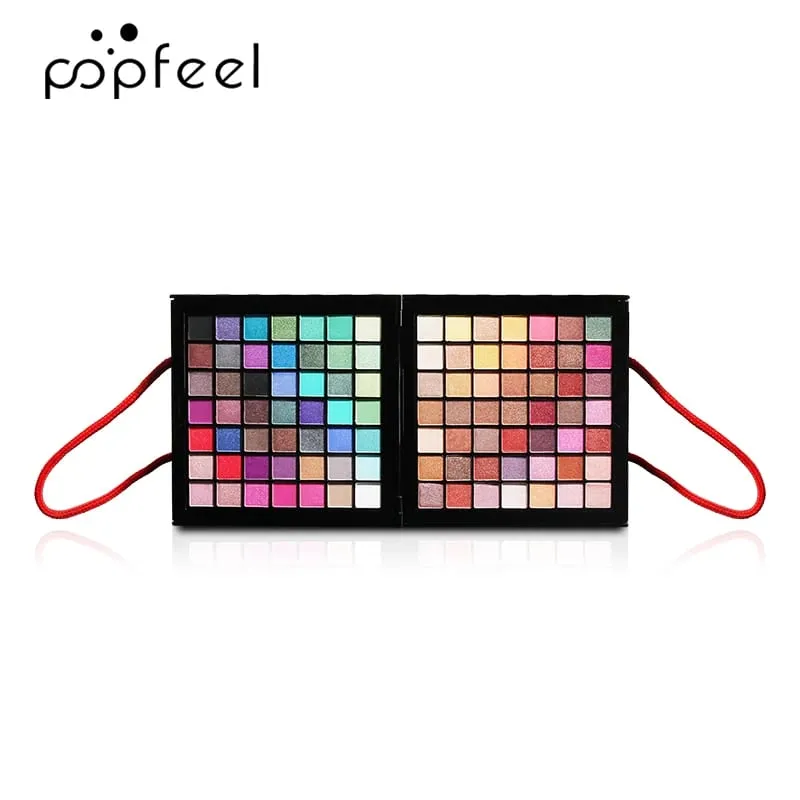 Maquillage (fard à paupières, blush, brillant à lèvres, correcteur), un miroir et des outils tout-en-un. Cadeau parfait pour les femmes pour vos proches. — image 4