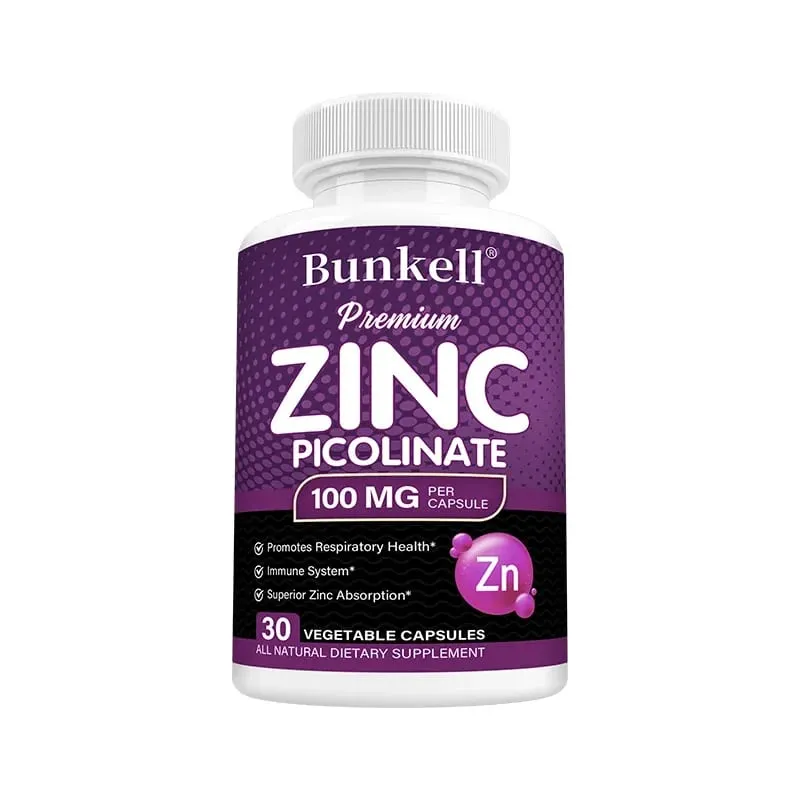 Zink Picolinate Premium 100mg Penyerapan Tinggi Sokongan Imun Kesihatan Pernafasan Pengeluaran Tenaga & Suplemen Tidur — image 9