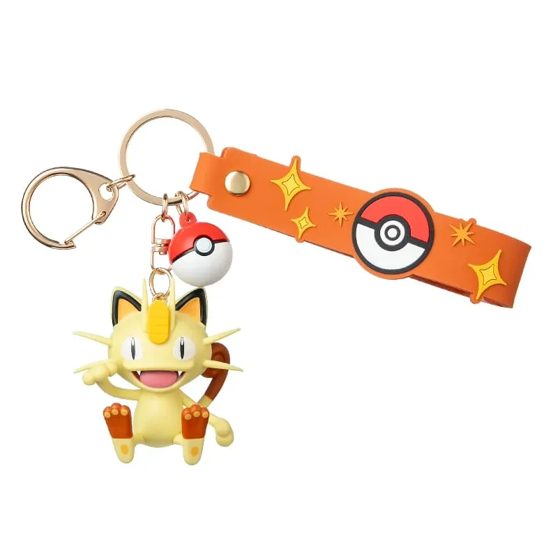 Original Pokemon Pikachu Schlüsselanhänger Gengar Morpeko Cubone Snorlax Mimikyu Anime Action Figur Spielzeug Schlüsselanhänger Duft Anhänger Geschenk — image 11
