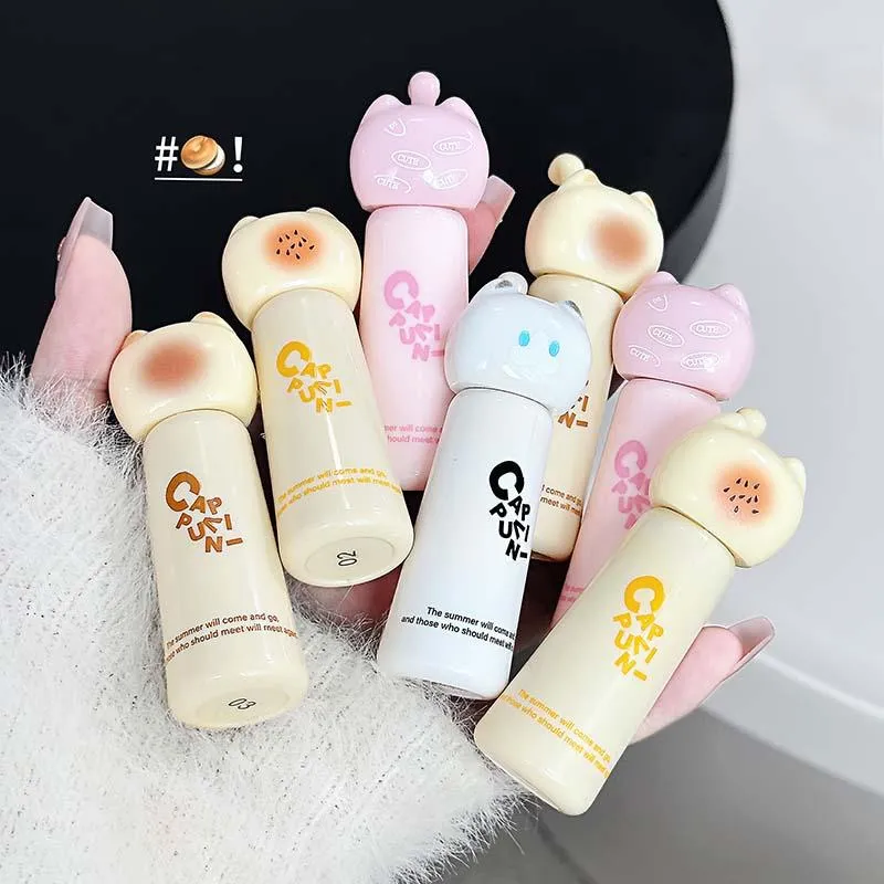 ลิปกลอส Cute Cat - ลิปกลอสที่ให้ความชุ่มชื้นเรียบเนียนและติดทนนาน - 4 เฉดสี ง่ายต่อการทา Lip Stain สำหรับมือใหม่ — image 4