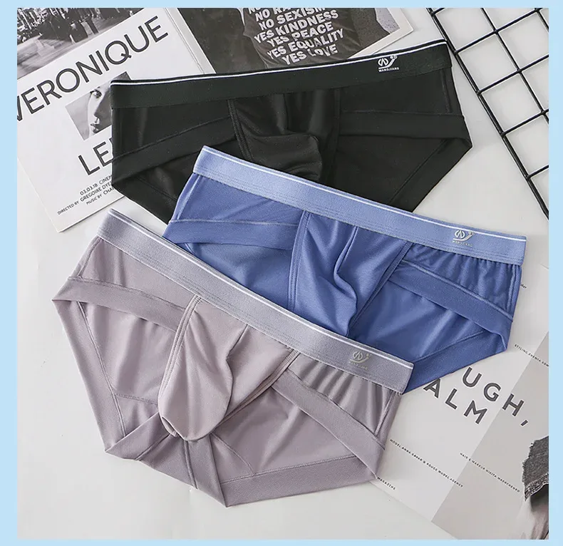 Herren-Slip, atmungsaktiv, 3D-Beutel, leicht, Herren-Bikini-Unterwäsche, weich, transparent, bequem, schnell trocknend, dehnbar, dreieckig für den Sommer — image 16