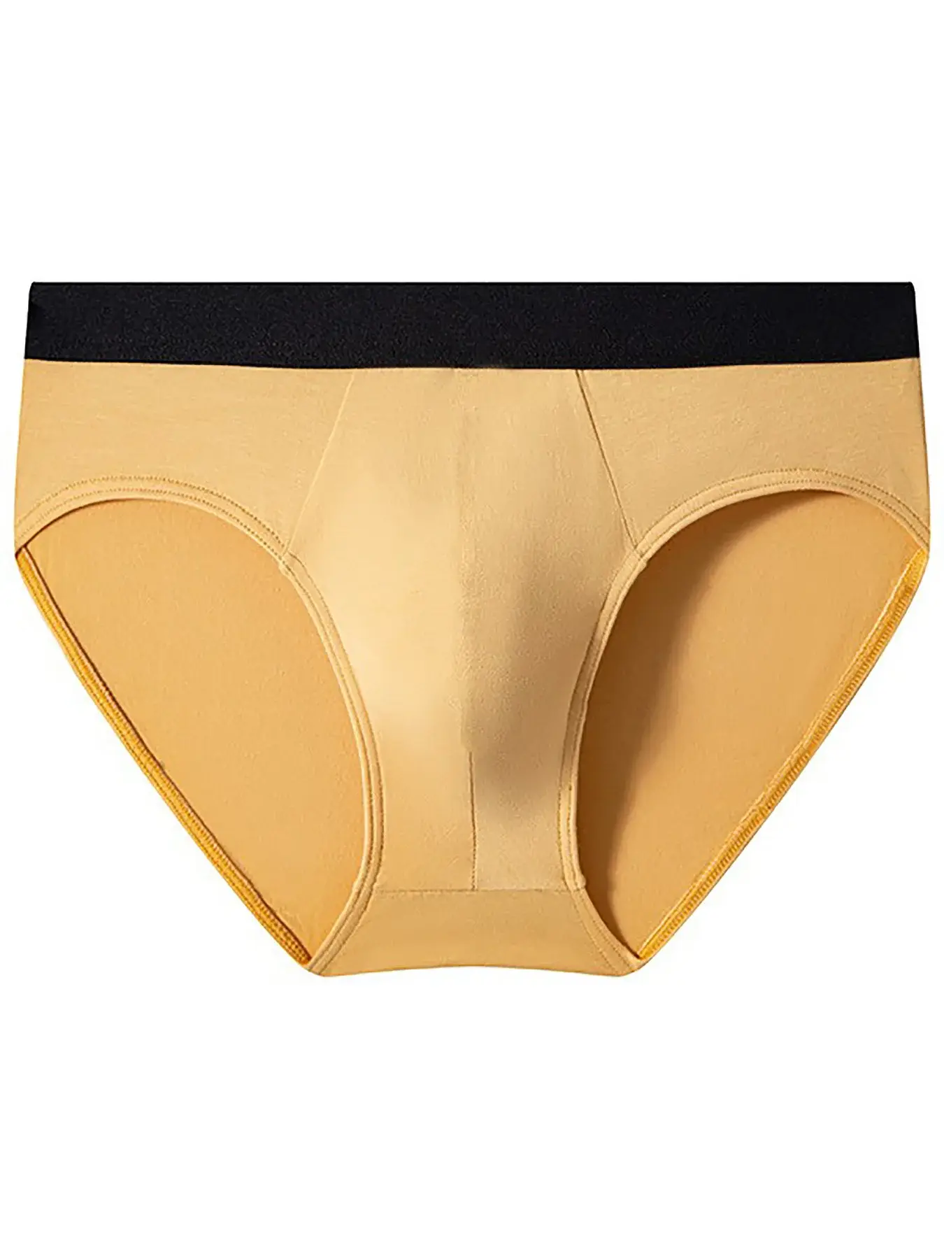 3pcs Solid Color Men's Underwear Simple Everyday Four Seasons Men's Briefs Comfortable Breathable Underwear — image 3