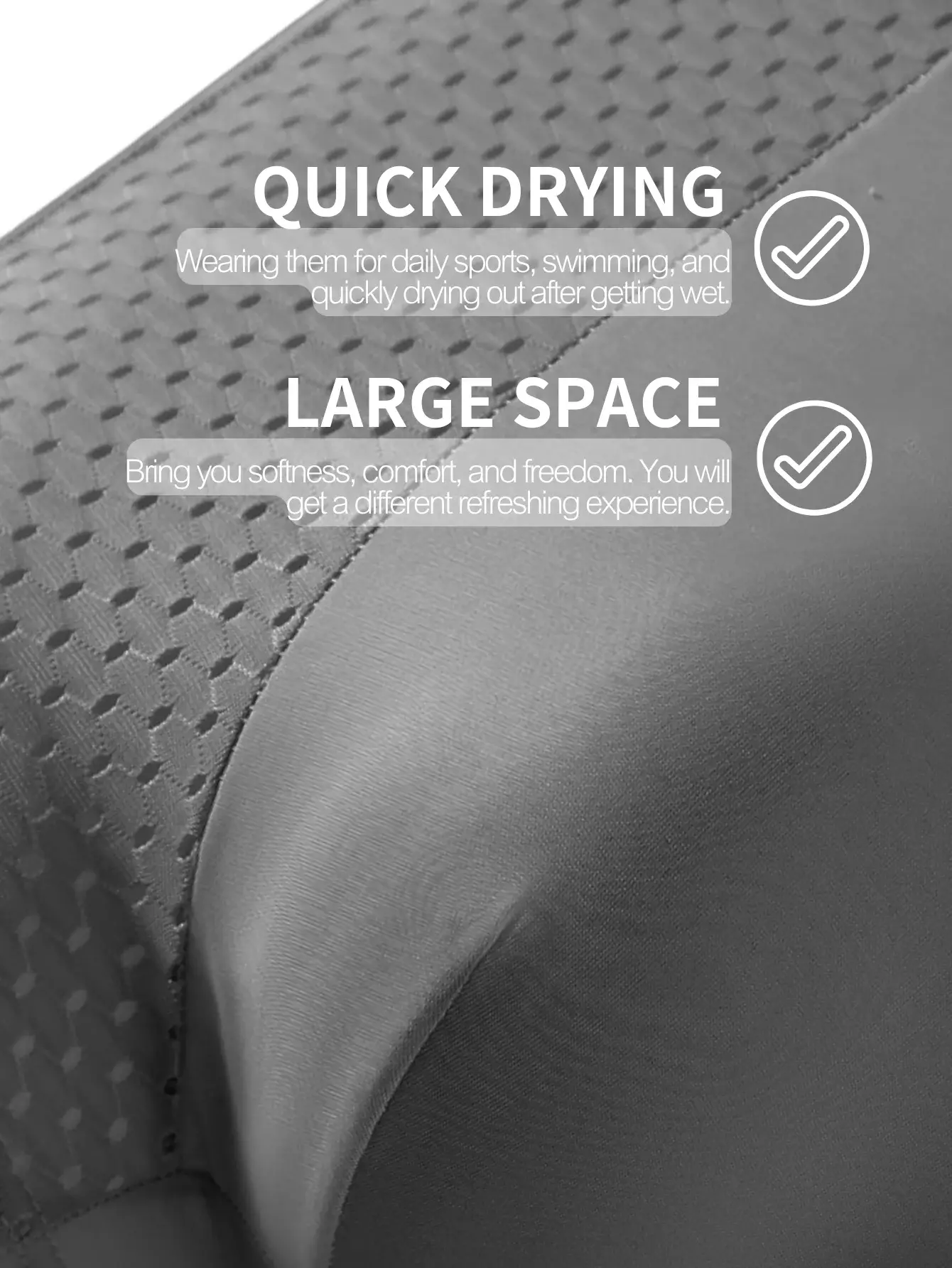 Boxer en maille de soie glacée pour homme, sous-vêtement respirant, culotte pour adolescents, Lingerie en bambou, grande taille, quel que soit l'imprimé, 1 pièce — image 3