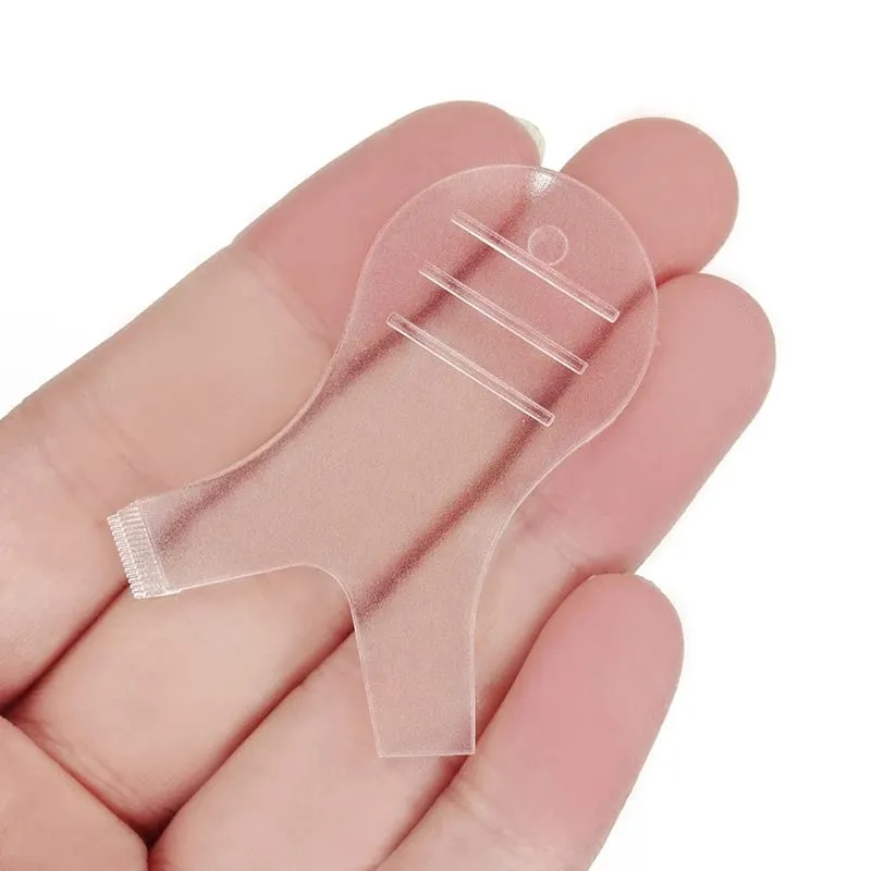 Şeffaf Y Şekli Kirpik Kaldırma Fırçası Yeniden Kullanılabilir Plastik Greft Perma Mini Tarak Makyaj Kirpik Fırçaları 3D Bigudi Fırça Aracı Aksesuarı — image 2