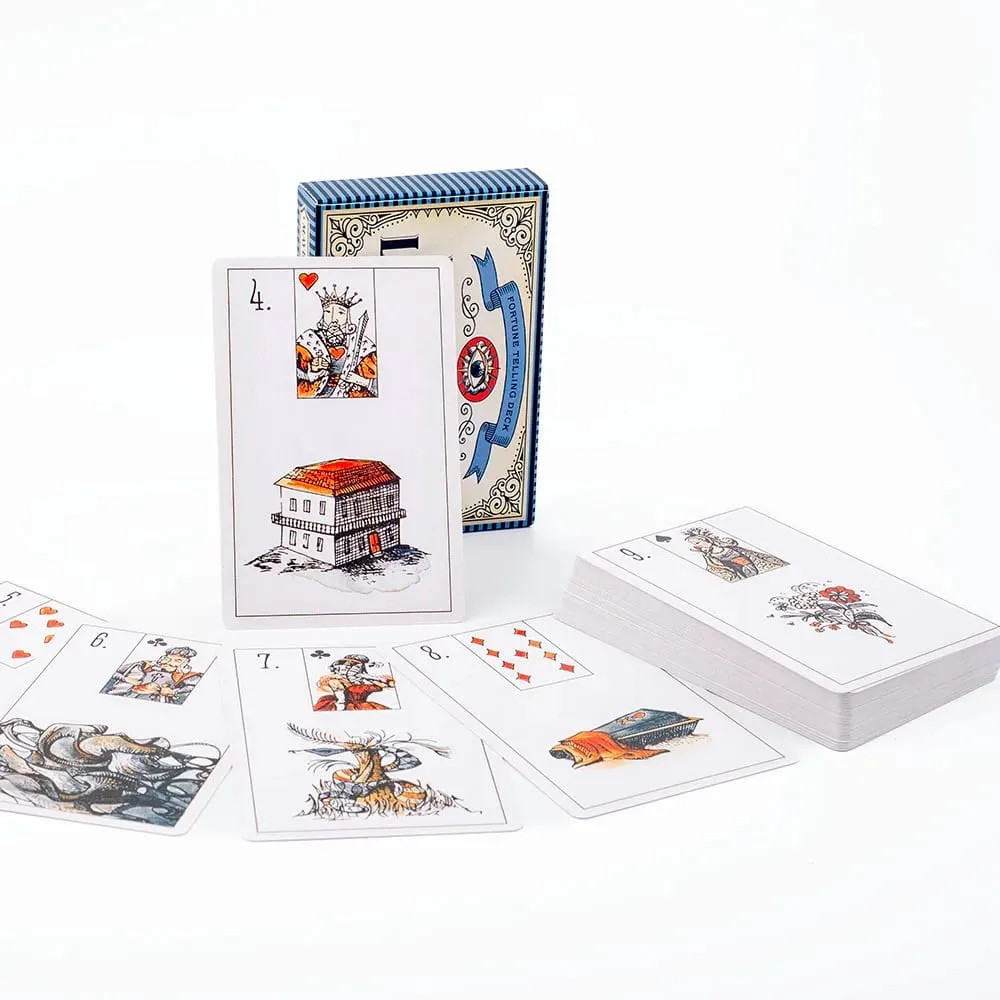 Maybe Lenormand 52 Cards Deck 9.7*6.3CM English Visions For Beginners Divination Edition Deck Board Playing Games — image 1