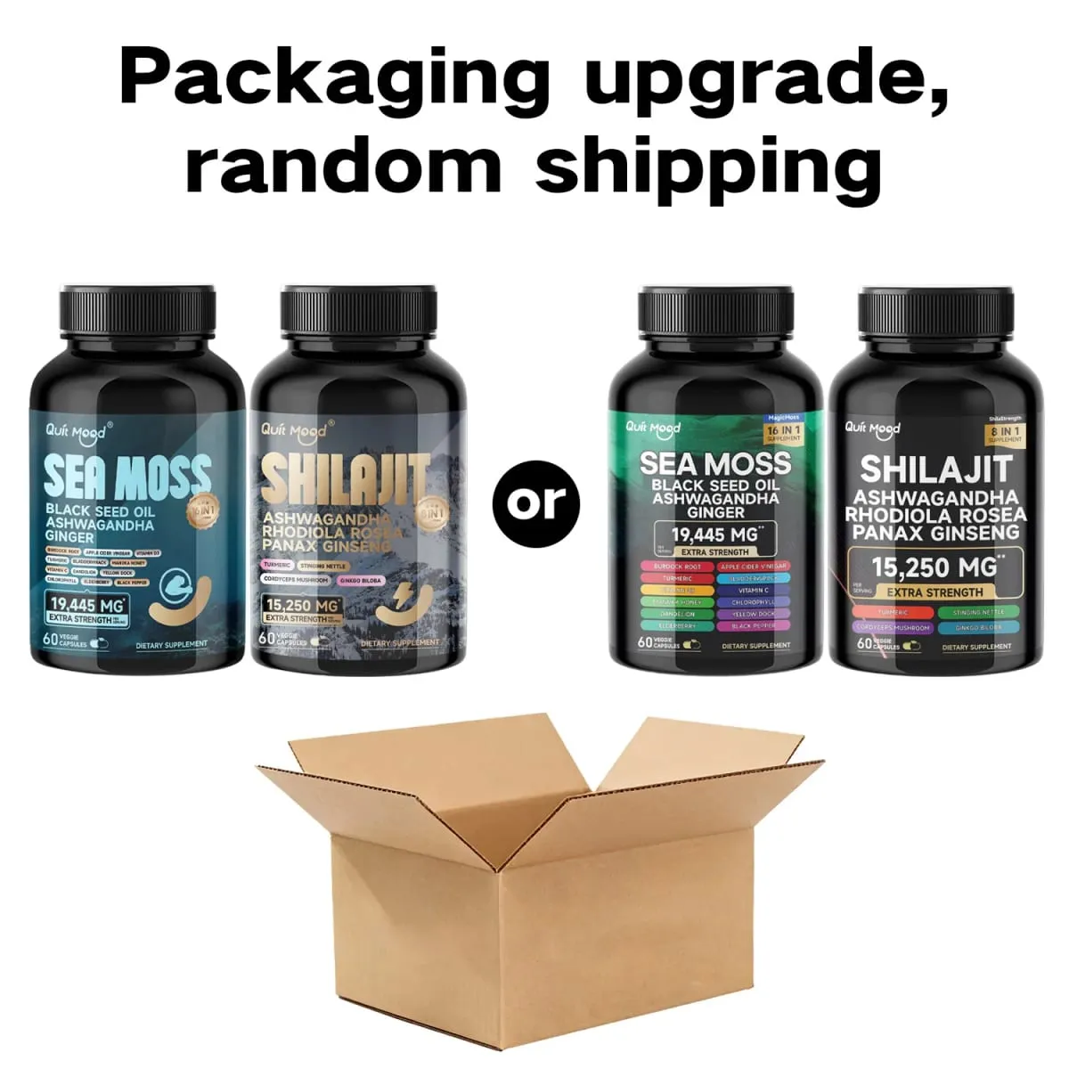 Bundle Sea Moss and Shilajit |High Potency Vitality Combo - Ashwagandha Turmeric Bladder Burdock 2000 Mg & Ginger Vitamin C — image 6