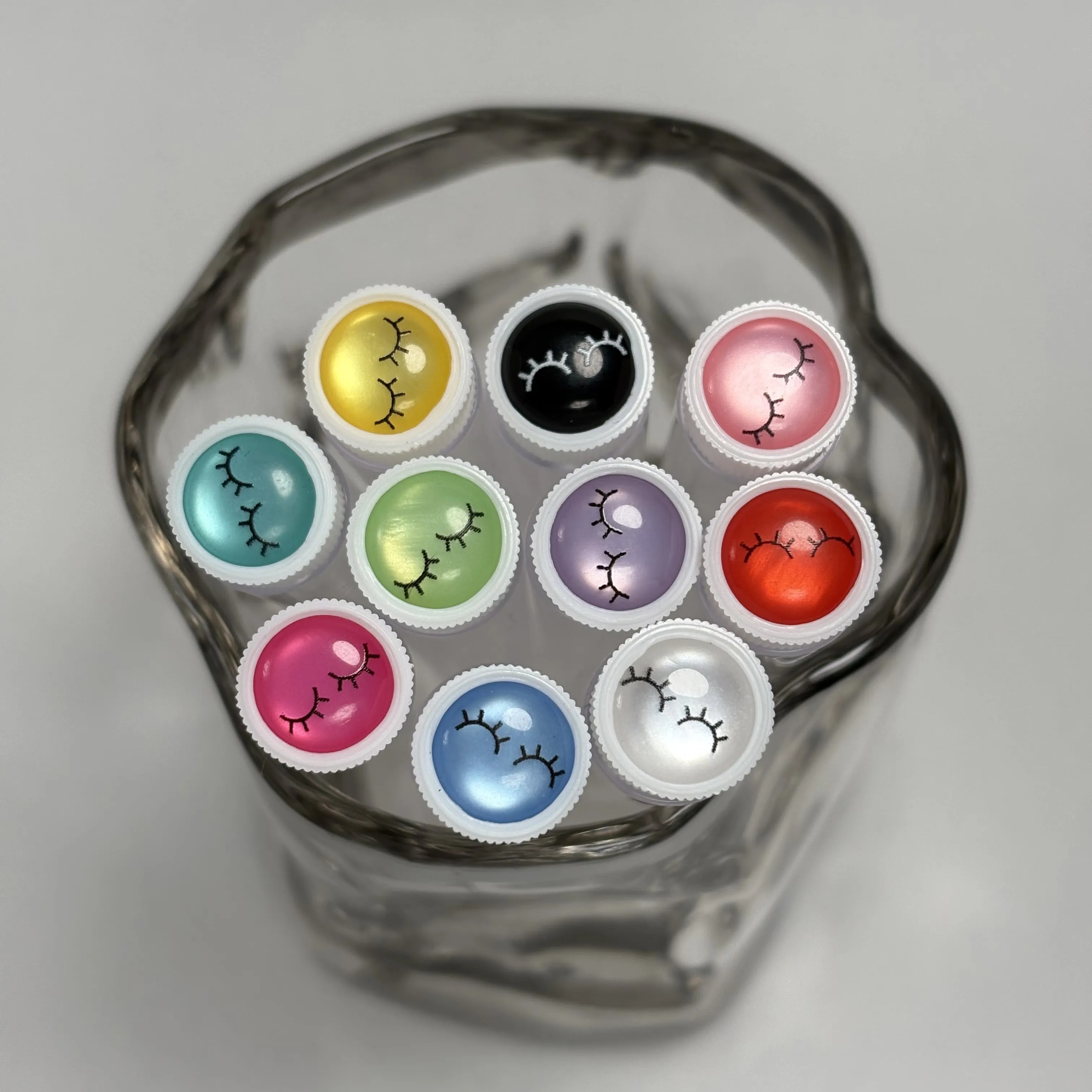 20pcs แปรงคิ้วแบบใช้ซ้ำได้ Tube แปรงขนตาแบบใช้แล้วทิ้งแปรงคิ้วพร้อม Eelash เจาะเรซิ่นแปรงแต่งหน้าแบบถอดเปลี่ยนได้ — image 5