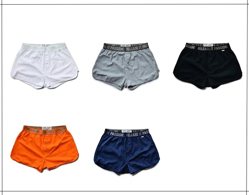 Intimo Uomo Mutandine Pantaloncini Uomo Intimo Cotone Boxer Tinta unita Cuecas Masculinas Home Boxers Pantaloncini Ropa Interni Hombre — image 7