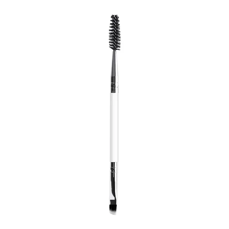 Berus Kening Lembut Berus Bulu Mata 2 dalam 1 Pembentuk Kontur Profesional Kening Eyeliner Berus Solek Eyes Blending Berus Kosmetik — image 8