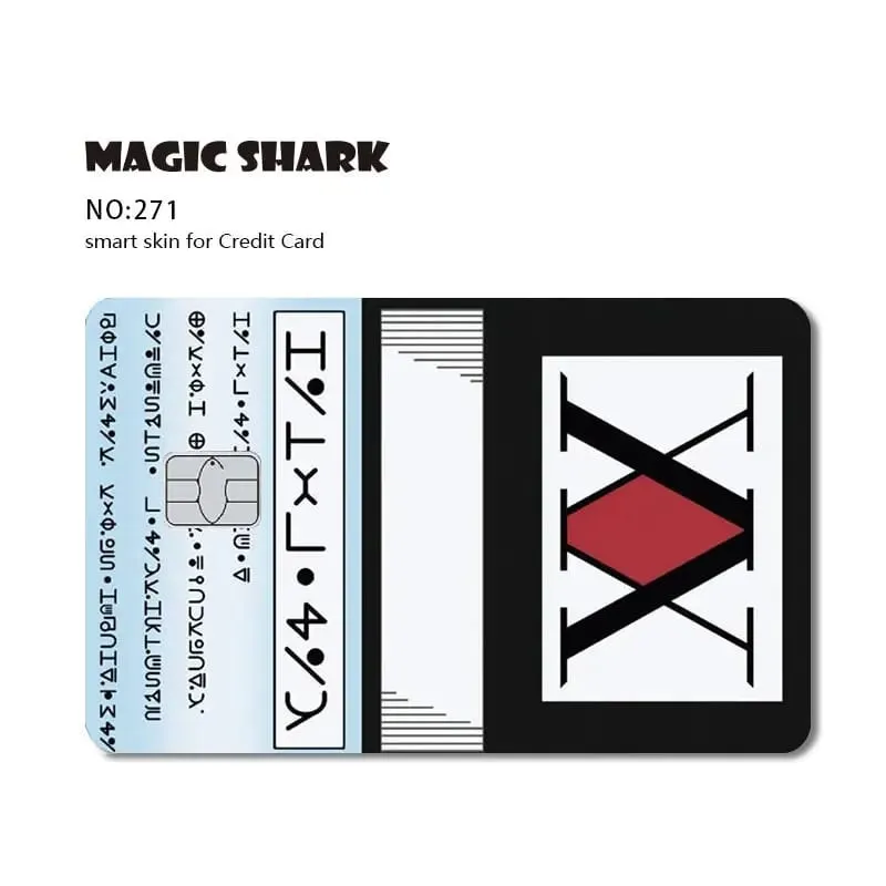 Magic Shark Dog Meme Hunter Snake Stonks 3M 무광택 PVC 전면 스티커 필름 커버 스킨 은행 직불 신용 카드 — image 21