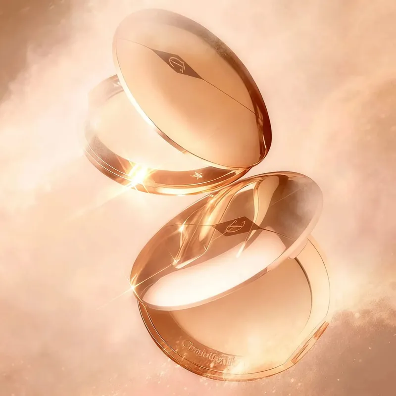 Charlotte tilbury batom líquido base iluminador pó prensado blush facial corretivo base maquiagem cosméticos — image 4