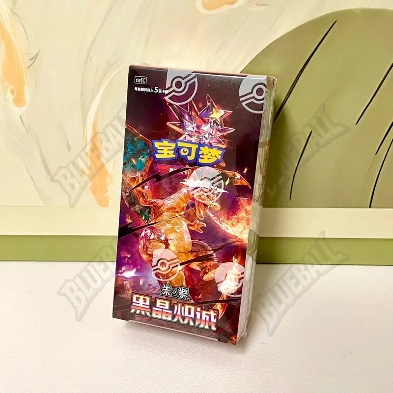 Pokemon asal Scarlet Violet Gem Pack Vol6 Kotak Nipis TCG Collectible Battle Kad Dagangan Hadiah Mainan Versi Cina Ringkas — image 8