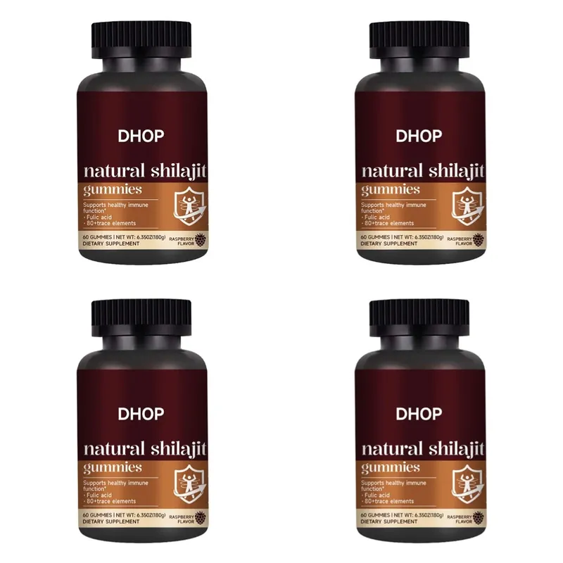 Shilajit Gummies 60 Gummies อาหารเสริมแร่ธาตุหิมาลัยพร้อมกรดฟุลวิคฮิวมิกสังกะสีซีลีเนียมแมกนีเซียมสำหรับพลังงานภูมิคุ้มกัน — image 10