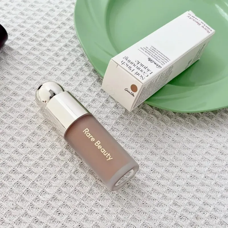 Rare Beauty 3D Face Contour Cecair Bronzer Shade Licin Serlahkan Cermin Tahan Lama Bayang Hidung Semulajadi Kalis Air Mencerahkan Mekap — image 9