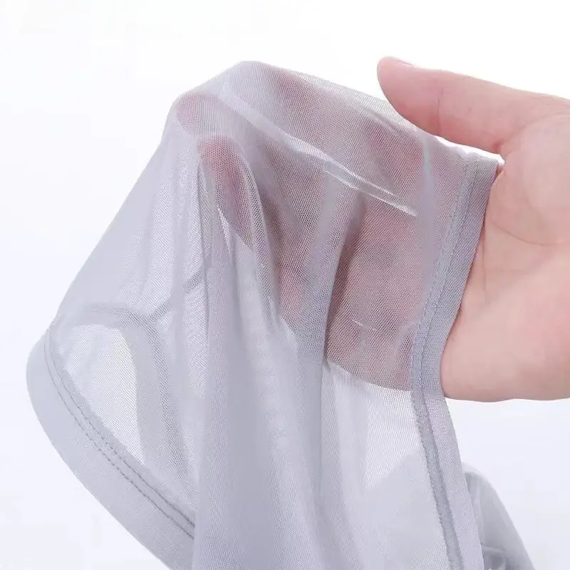 Unterwäsche Transparente Boxer Ausbuchtung Eis Seide Durchsichtige Unterhose Sexy Slips Niedrige Taille Höschen Dessous Dessous — image 5