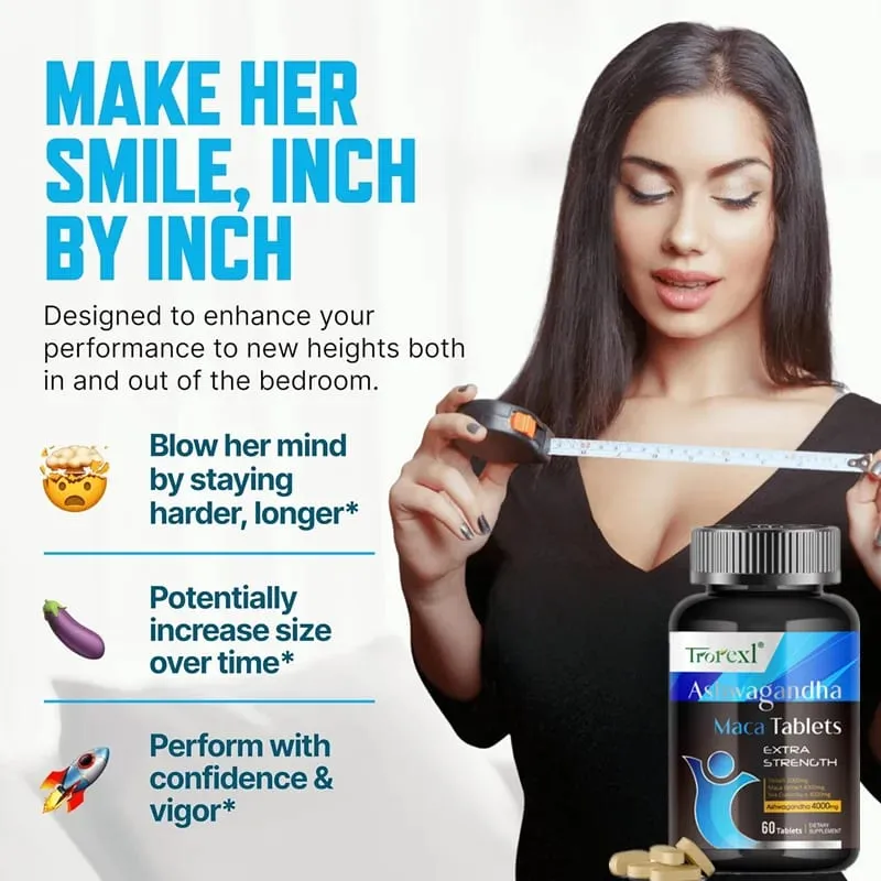Ashwagandha-Kapseln, Test-Booster für Männer – Ausdauer, Ausdauer und Kraft – 60 Kapseln — image 2