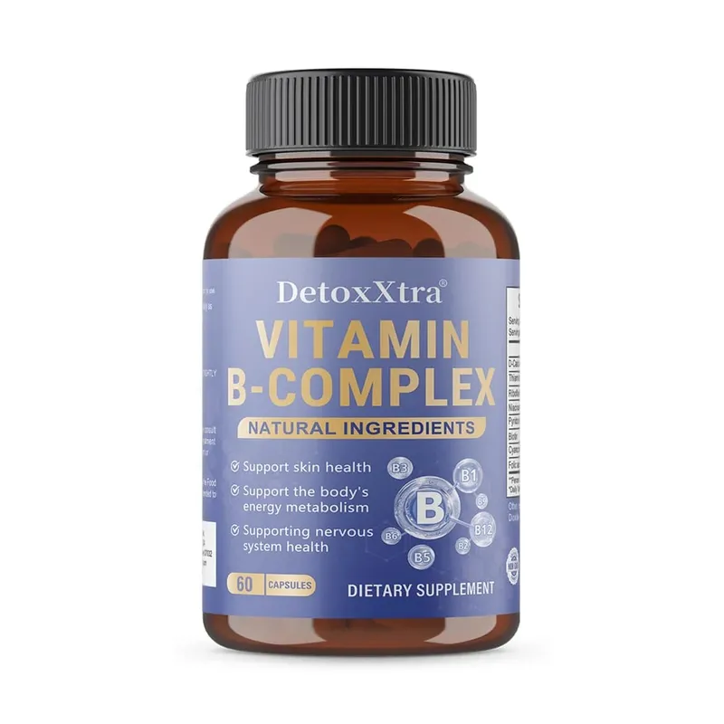 Le capsule del complesso di vitamina B alleviano lo stress, il metabolismo energetico, il sistema nervoso e il benessere immunitario, supportano le capsule vegetali — image 10