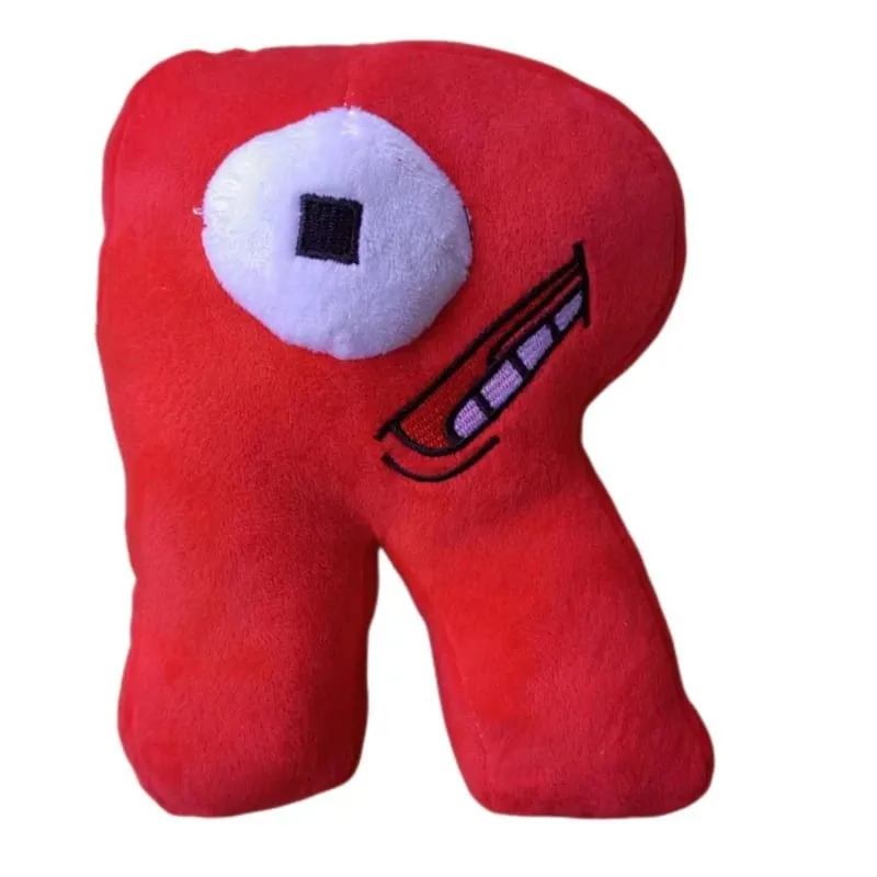 น่ารัก A-Z ตัวอักษรสีแดงหมอน Plush Soft Letter ตุ๊กตาตุ๊กตาเด็กการศึกษาการเรียนรู้ของเล่นของขวัญ — image 10
