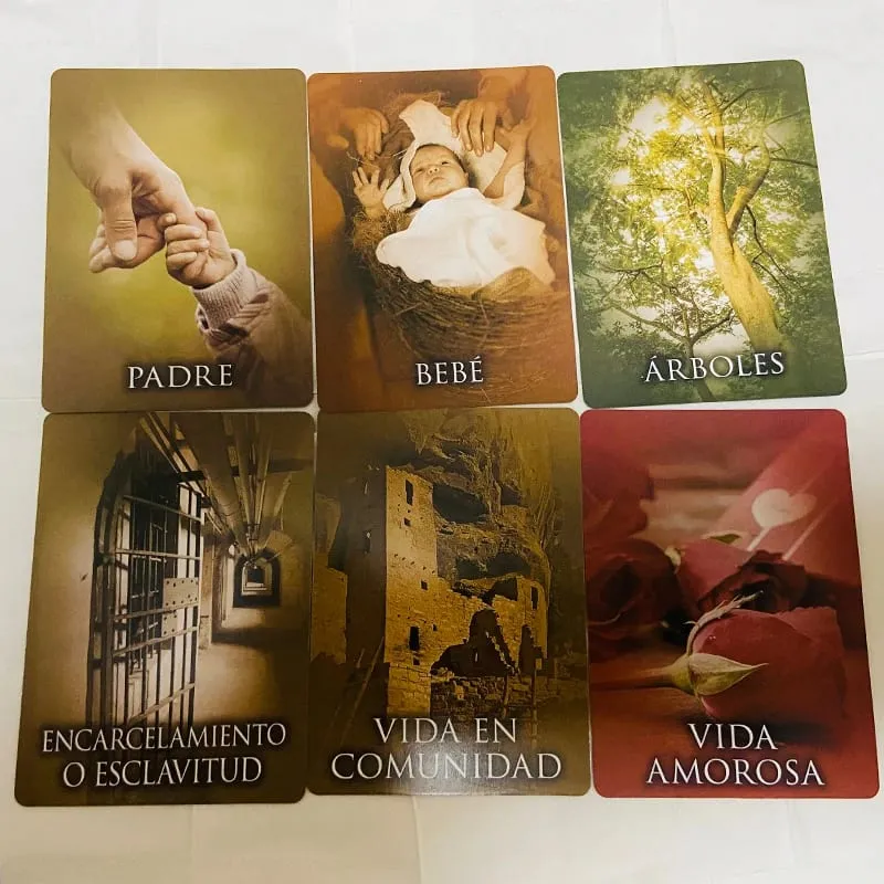Kartu Oracle Kehidupan Masa Lalu 44 Buah Permainan Papan Edisi Spanyol Oracle Deck — image 2