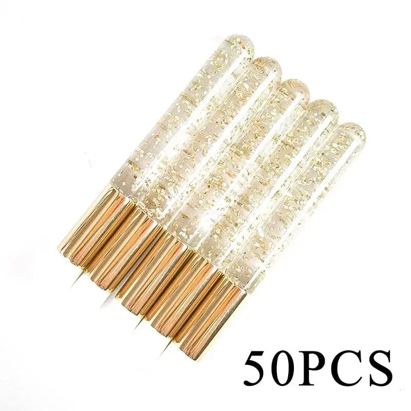 속눈썹 연장을위한 도매 30/50pcs 속눈썹 청소 브러쉬 반짝이 속눈썹 샴푸 브러쉬 코 모공 클렌징 메이크업 도구 — image 1