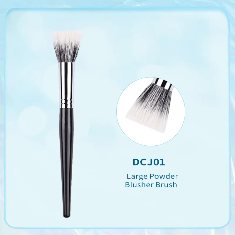Ovw novos pincéis de maquiagem cabo preto macio macio sombra fundação corretivo mistura blush escova cosméticos ferramenta beleza — image 9